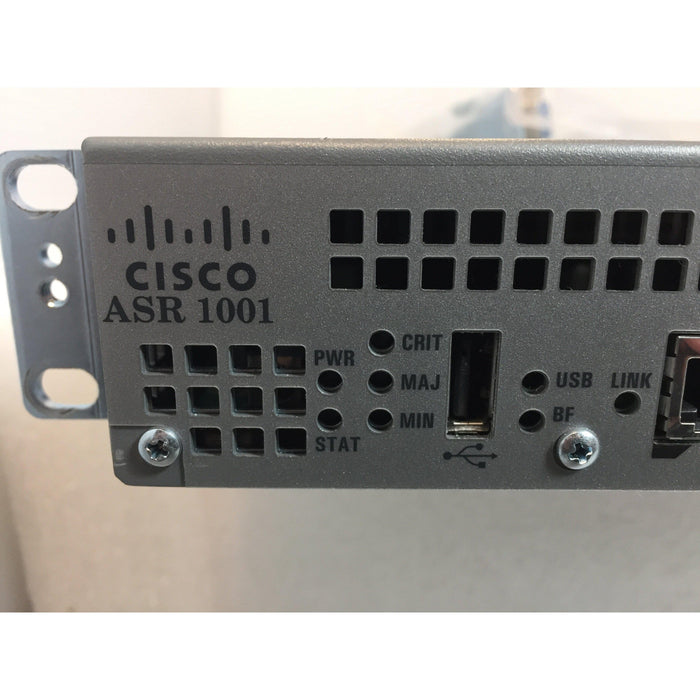 Cisco Asr1001 Asr 1000 Series 4X 1Ge Sfp 1X Spa 2X Sip Router Dual Ac Power