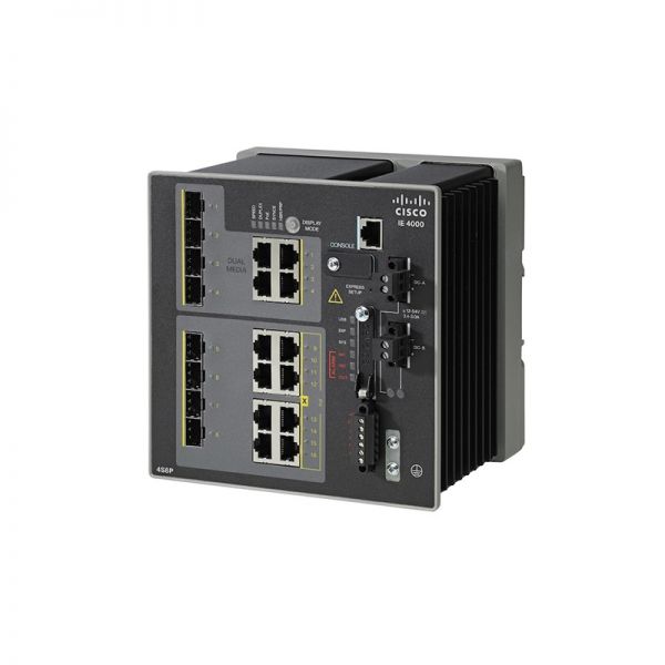 Cisco Ie-4000-4S8P4G-E 8-Port Poe+ Industrial Compact Switch