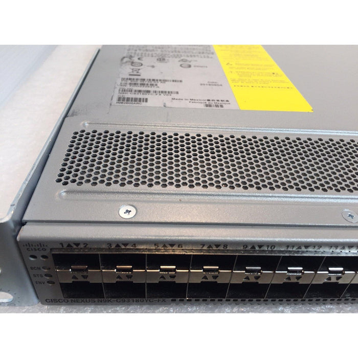 Cisco N9K-C93180Yc-Fx 48-Port Macsec Back-To-Front Airflow Switch