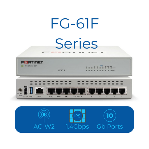 Fortinet FG-61F-BDL-809-36 Firewall 3 Year FortiCare Premium and FortiGuard Enterprise Protection Fortinet Firewall