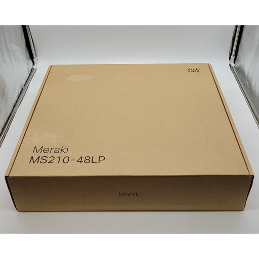 New Cisco Meraki Ms210-48Lp-Hw 48-Port Poe+ Unclaimed Cloud Managed Switch