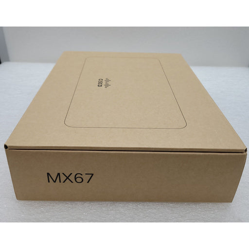 New Unclaimed Cisco Meraki Mx67-Hw Mx Series 600 Mbps 4X 1Ge Lan Firewall