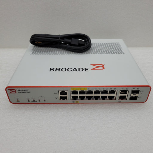 Ruckus Brocade Icx6430-C12 12-Port Stackable Compact Switch