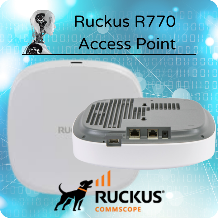 RUCKUS 901-R770-US00 R770 Tri Band Wireless Access Point - Indoor