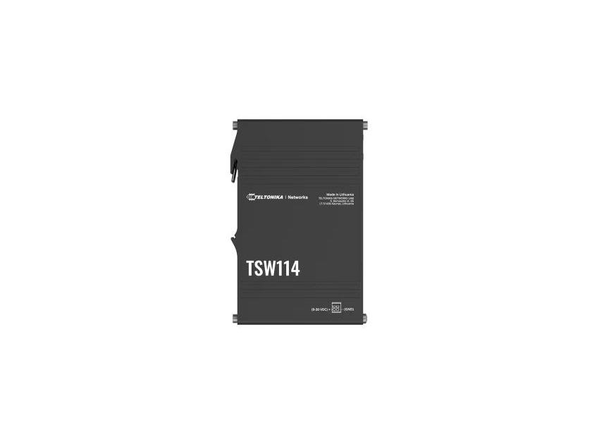 Teltonika TSW114 DIN Rail Switch 5 GbE Ports