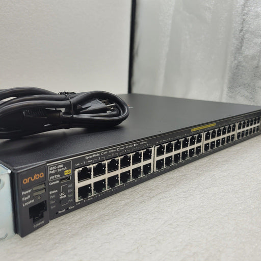 Used Aruba Hpe J9772A 2530-48G-Poe+ 48-Port Poe+ Switch