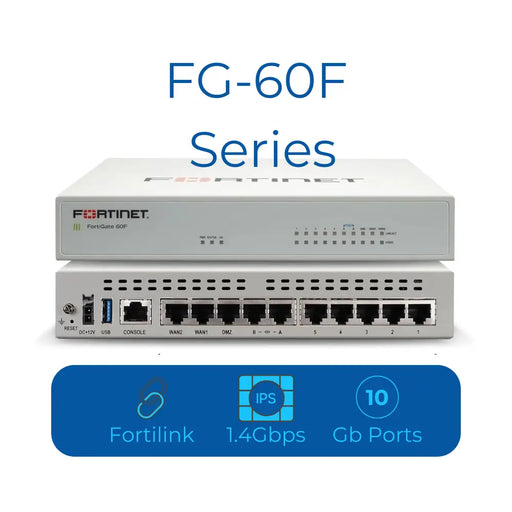 Fortinet FG-60F Network Security/Firewall Appliance Fortinet Firewall