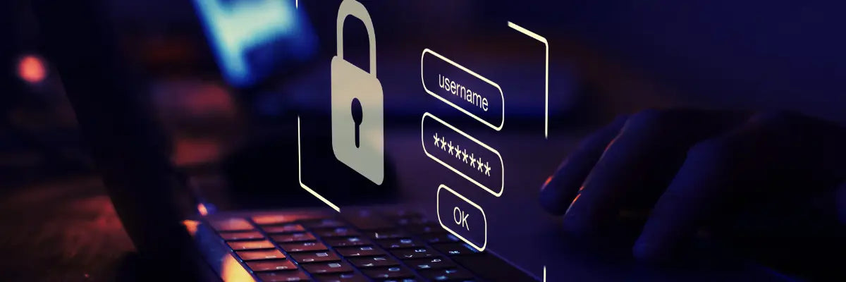 Is Your Business Cyber Secure? Secure Lock on Screen