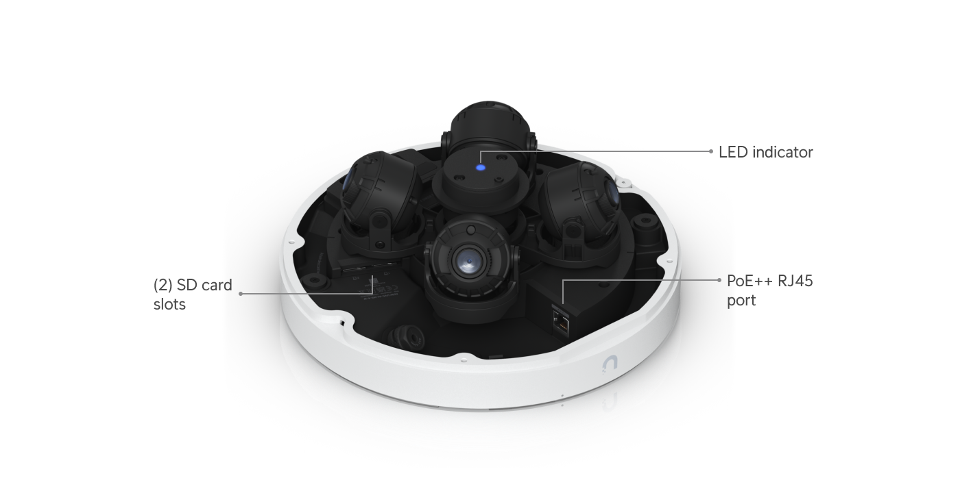 Ubiquiti UVC-AI-MS-4-W AI Multi Sensor 4 White - official Ubiquiti image 36