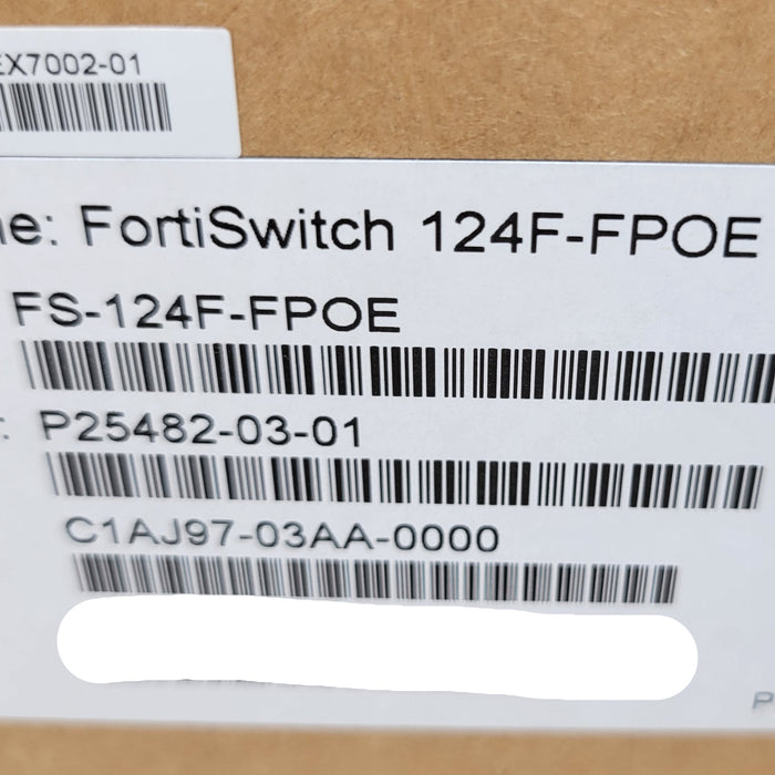 New Fortinet FS-124F-FPOE 2-Port Full POE Switch - Fortilink and Support Ready