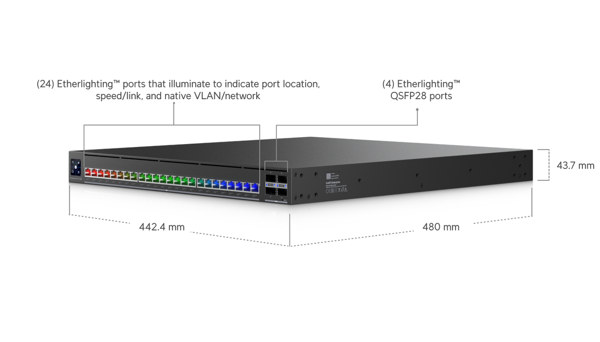 Ubiquiti EAV-XG-24-PoE Enterprise Audio/Video XG 24 PoE Switch - official Ubiquiti image 10