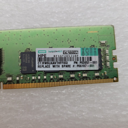 Hpe P03051-091 16Gb Single Rank X4 Ddr4-2933 Registered Smart Memory Server