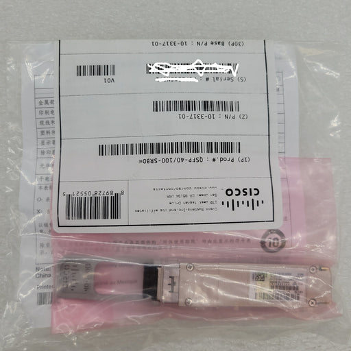 New Cisco Qsfp-40/100-Srbd 100Ge/40Ge Base-Sr-Bidi Lc Qsfp Transceiver Hologram Qsfp+
