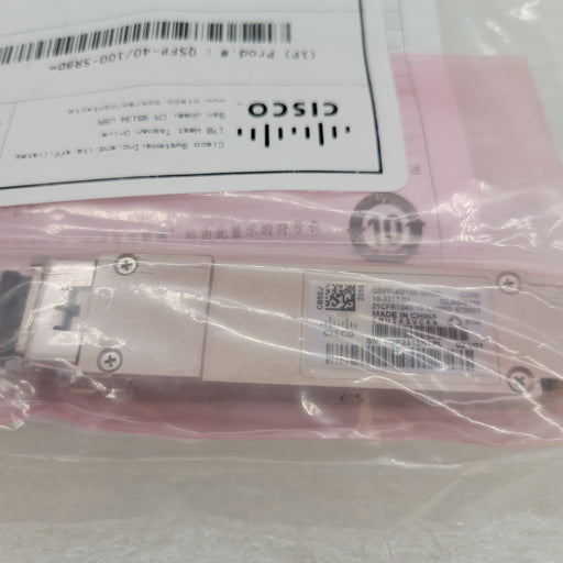 New Cisco Qsfp-40/100-Srbd 100Ge/40Ge Base-Sr-Bidi Lc Qsfp Transceiver Hologram Qsfp+