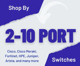 2-10 port switches.
