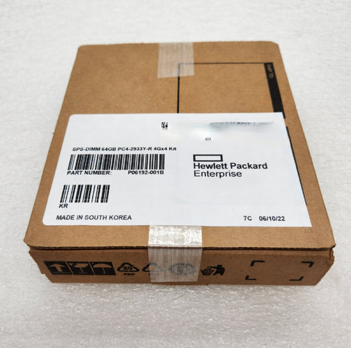 New HPE P06192-001 64GB DDR4 2933 Mhz Memory Module