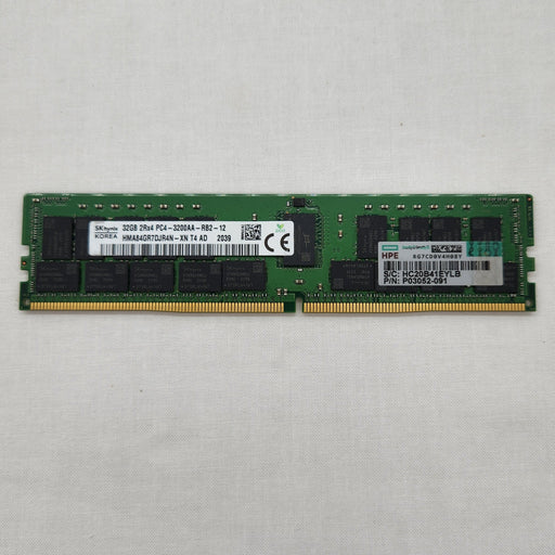 Hpe P03052 - 091 32Gb Ddr4 3200Mhz Pc4 - 32400 Ci21 Ecc Smart Memory Server