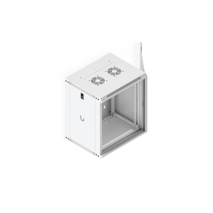 Ubiquiti UACC-Rack-12U-Wall-450-G 12U Wall-Mount Rack Cabinet Glass Door 450mm - official Ubiquiti image 11