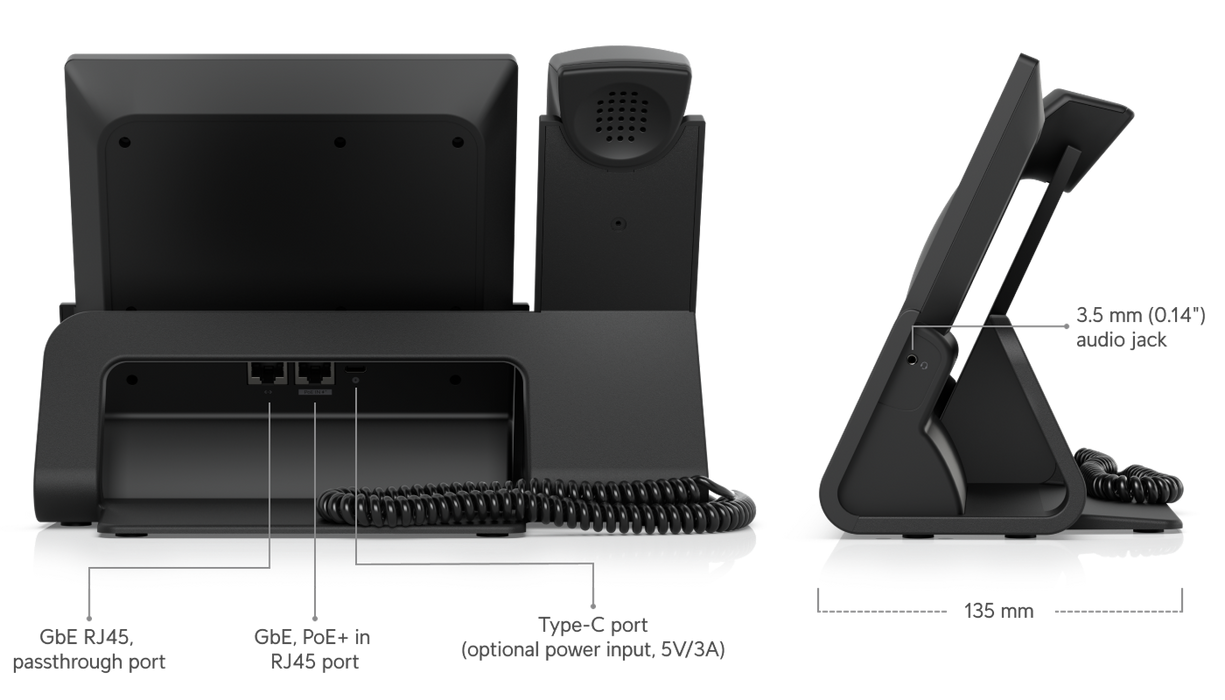 Ubiquiti UTP-TouchMax-U UniFi Talk Phone Touch Max (Unlocked) - official Ubiquiti image 13