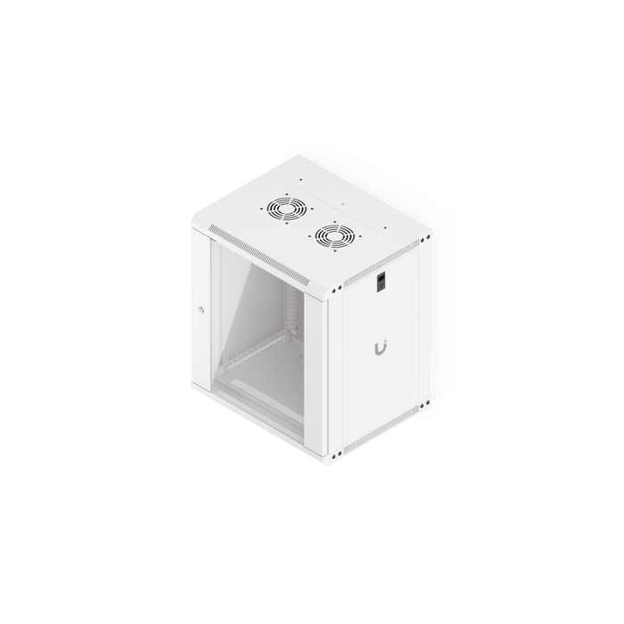 Ubiquiti UACC-Rack-12U-Wall-450-G 12U Wall-Mount Rack Cabinet Glass Door 450mm - official Ubiquiti image 10