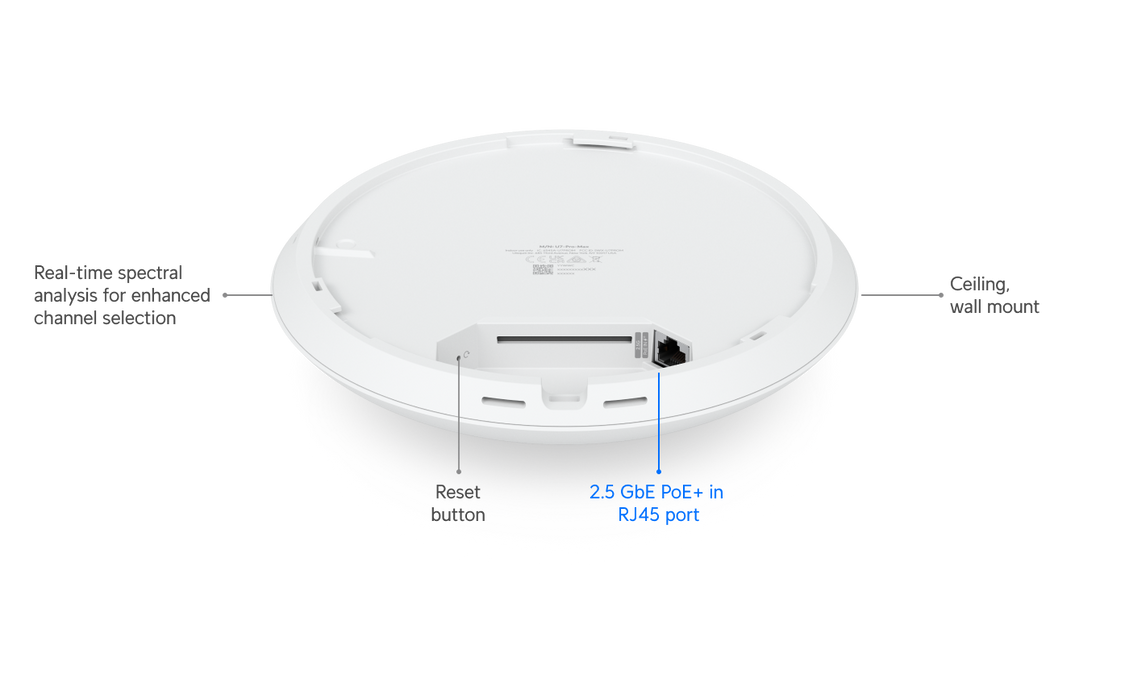 Ubiquiti U7-Pro-Max-US UniFi AP 7 Pro Max US - official Ubiquiti image 11