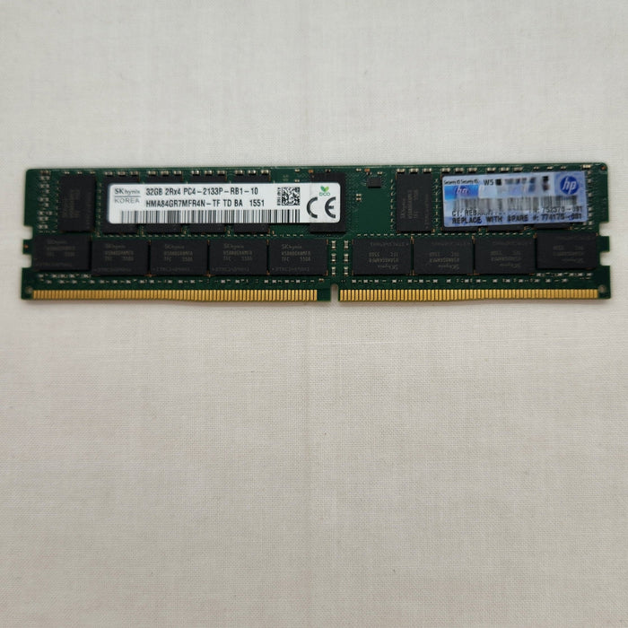 Hpe 752370-091 32gb Pc4-17000 Dual Rank X4 Ddr4 2133mhz