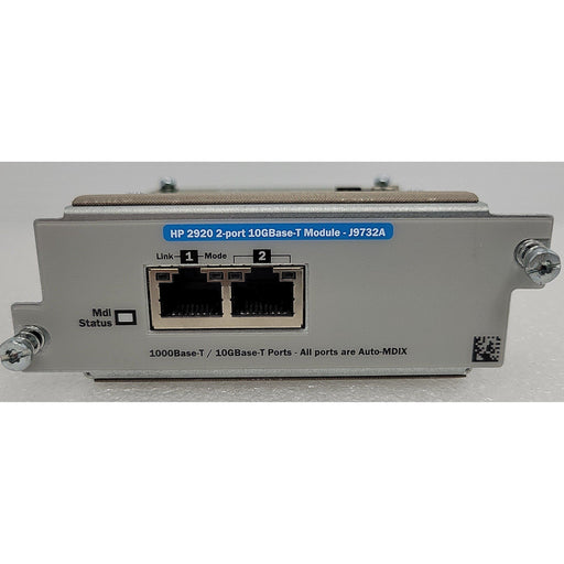 Aruba Hpe J9732A 2920 Series 2-Port Switch Module