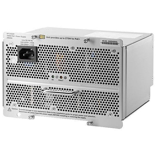 Aruba Hpe J9830A 5400R Zl2 Series 2750W Poe+ Switch Power Supply