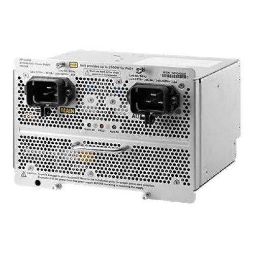 Aruba Hpe J9830B 5400R Zl2 Series 2750W Poe+ Switch Power Supply
