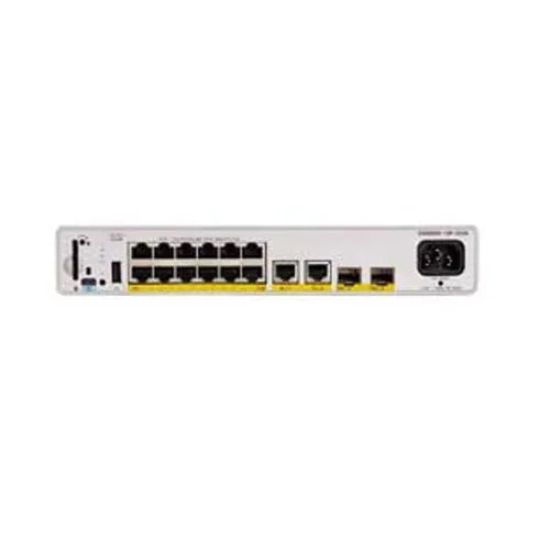 Cisco C9200CX-12P-2X2G-E Catalyst 9200CX 12-Port GbE PoE+ 2x10G Uplink Compact Network Switch