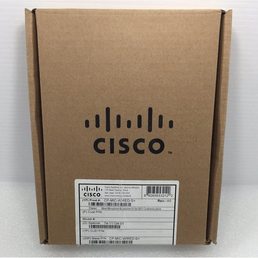 Cisco Cp-Mic-Wired-S Wired Microphone Kit For Conference Phone 8831 Voip