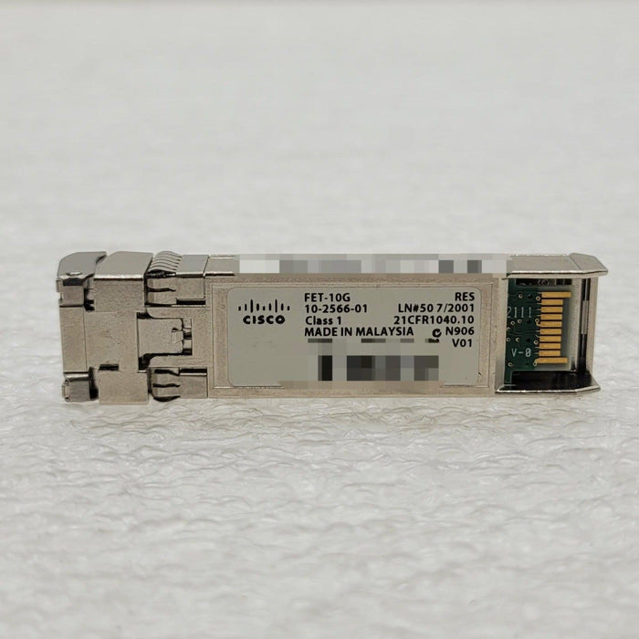 Cisco Fet-10G 10Ge Base-Sr 850Nm Short Reach Mmf Sfp+ Transceiver
