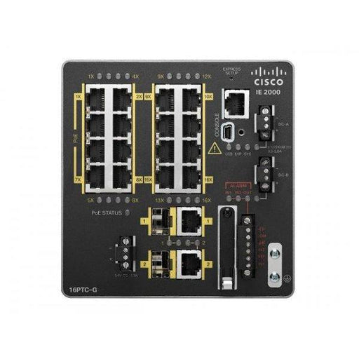 Cisco Ie-2000-16Tc-G-E 16-Port Industrial Ethernet Switch