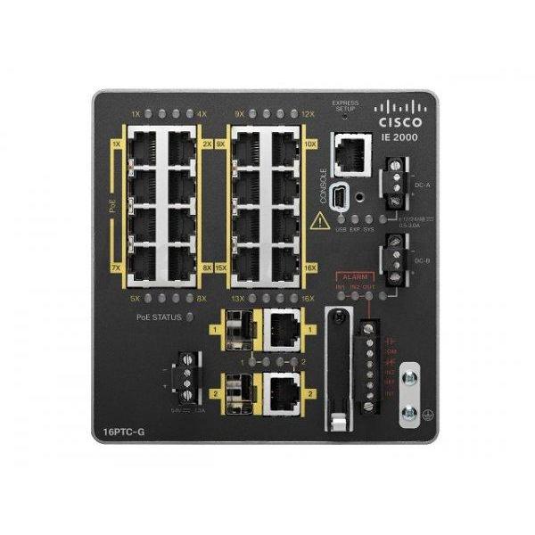 Cisco Ie-2000-16Tc-G-E 16-Port Industrial Ethernet Switch