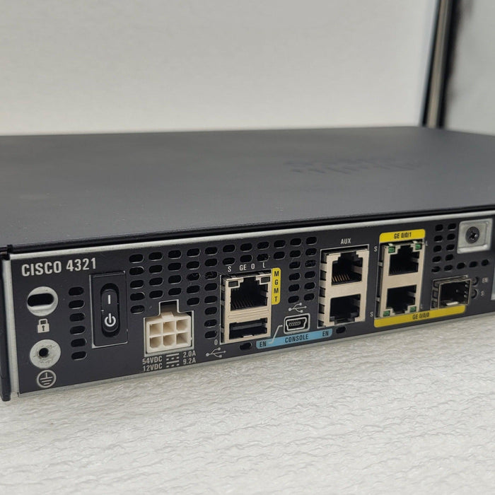 Cisco Isr4321-V/K9 4321 Integrated Services Router