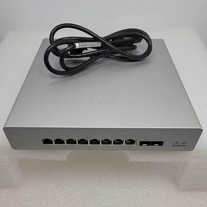 Cisco Meraki Ms120-8Fp-Hw 8-Port 1Gbe Poe+ Unclaimed Switch