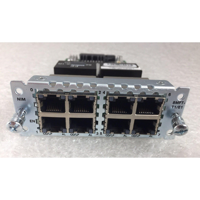 Cisco NIM-8MFT-T1/E1 8-Port T1/E1 Router Module