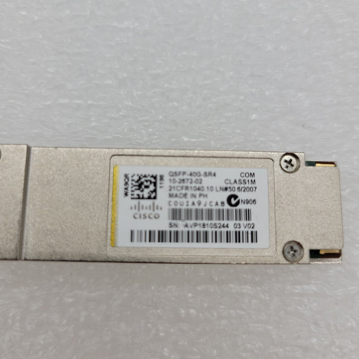 Cisco Qsfp-40G-Sr4 40Gb Base-Sr4 850Nm Mmf Mpo-12 Qsfp+ Transceiver Qsfp