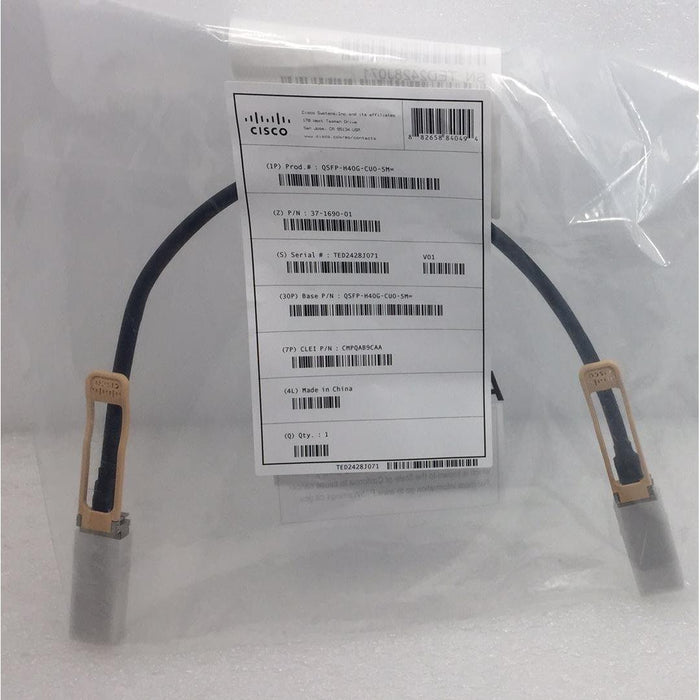 Cisco Qsfp-H40G-Cu5M 5M 40 Gigabit Qsfp+ Twinax Transceiver Cable 40G Dac