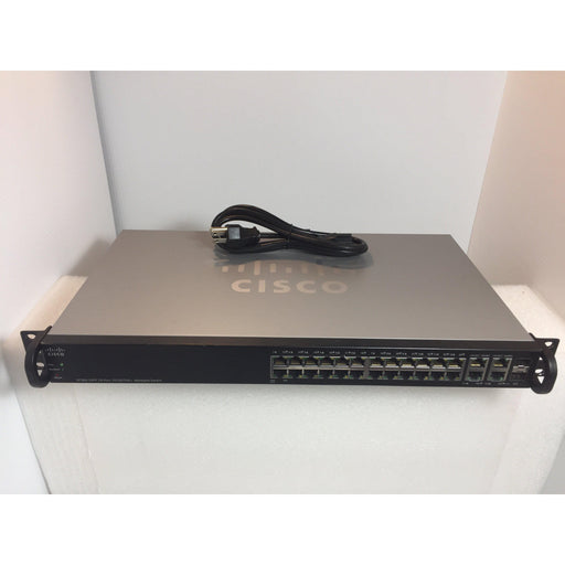 Cisco Sf300-24Pp 24-Port Fe Poe Switch With Ge Uplinks