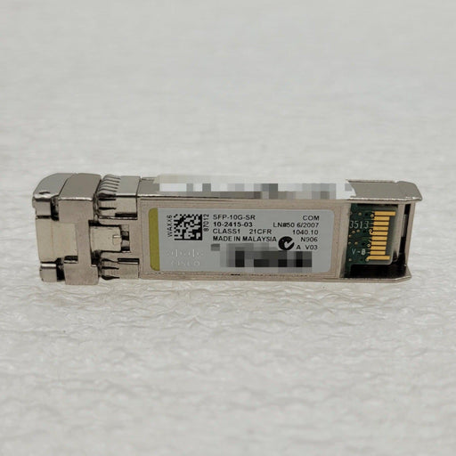 Cisco Sfp-10G-Sr 10Ge Base-Sr 850Nm Short Reach Mmf Sfp+ Transceiver Fiber Optic 10G