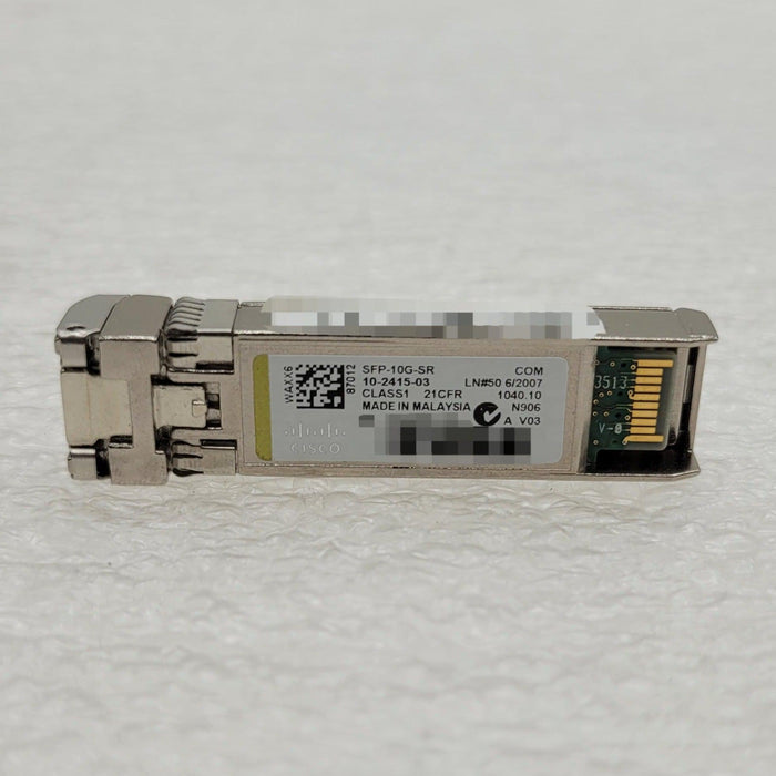 Cisco Sfp-10G-Sr 10Ge Base-Sr 850Nm Short Reach Mmf Sfp+ Transceiver Fiber Optic 10G
