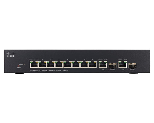Cisco Sg200-10Fp-Na Small Business 200 Series 10-Port Managed Switch