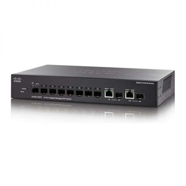 Cisco Sg300-10Sfp-K9 Small Business 300 8-Port Compact Switch
