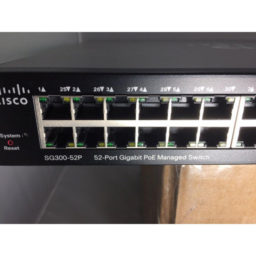 Cisco Sg300-52P-K9-Na Small Business 300 Series 48-Port Poe+ Switch