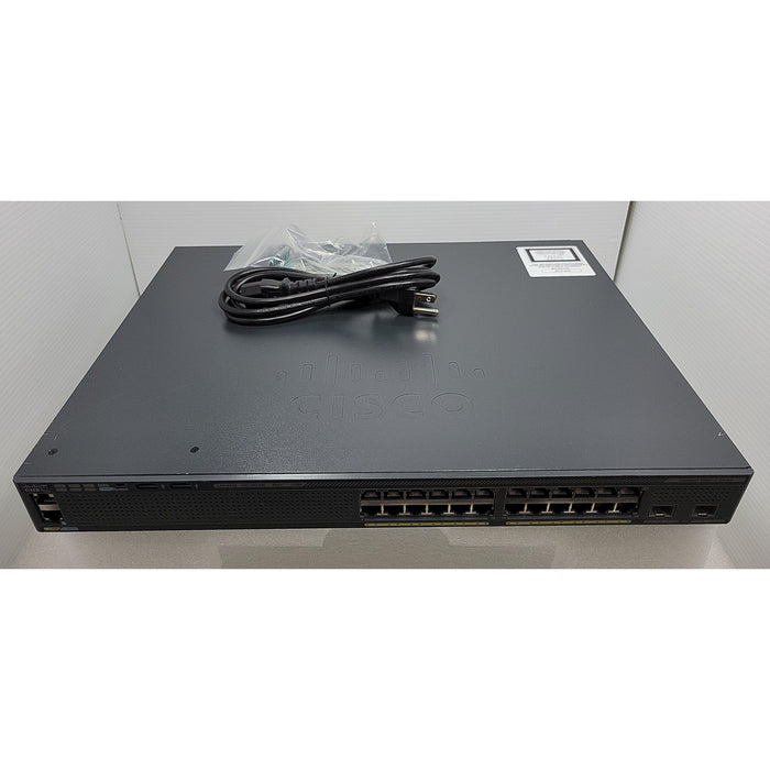 Cisco Ws-C2960X-24Pd-L 24-Port Poe Stackable Lan Base Switch