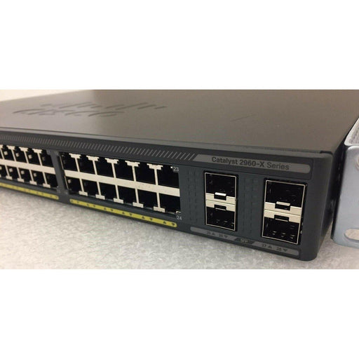Cisco Ws-C2960X-24Ps-L 24-Port Poe+ Stackable Lan Base Switch