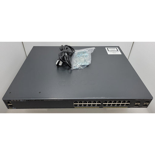 Cisco Ws-C2960X-24Ps-L 24-Port Poe+ Stackable Lan Base Switch