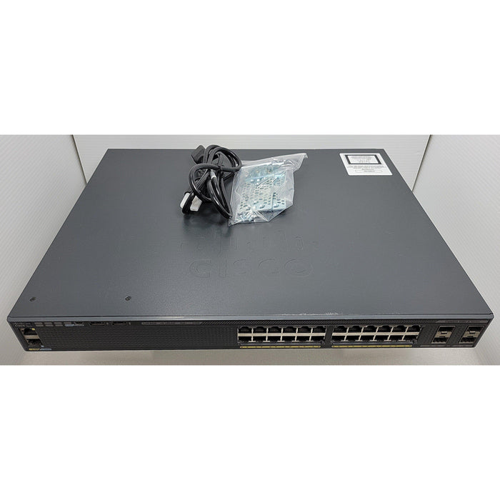 Cisco Ws-C2960X-24Ps-L 24-Port Poe+ Stackable Lan Base Switch