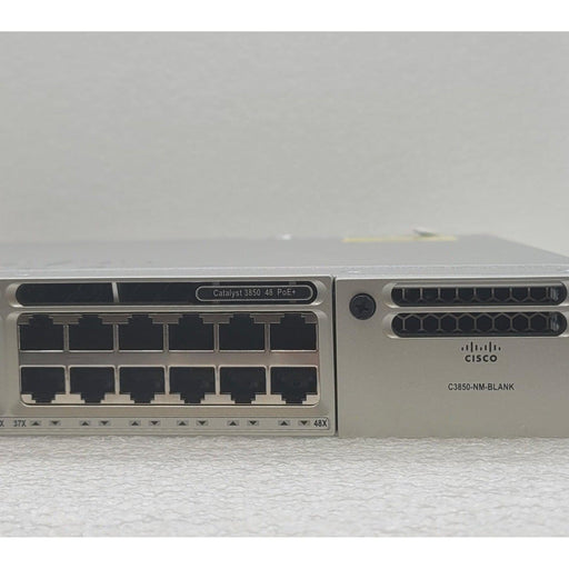 Cisco Ws-C3850-48P-S 48-Port Poe+ Ip Base Managed Switch